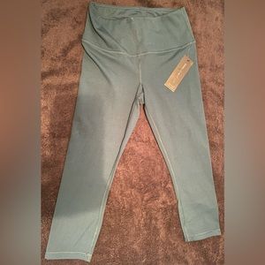 Yoga-lic-ious- Lux Deep Jade Leggings Brand New! Never Worn!